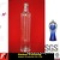 750ml Wholesale empty clear crystal vodka glass bottle